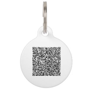 Médaillon Pour Animaux Votre étiquette d'identification animale avec code