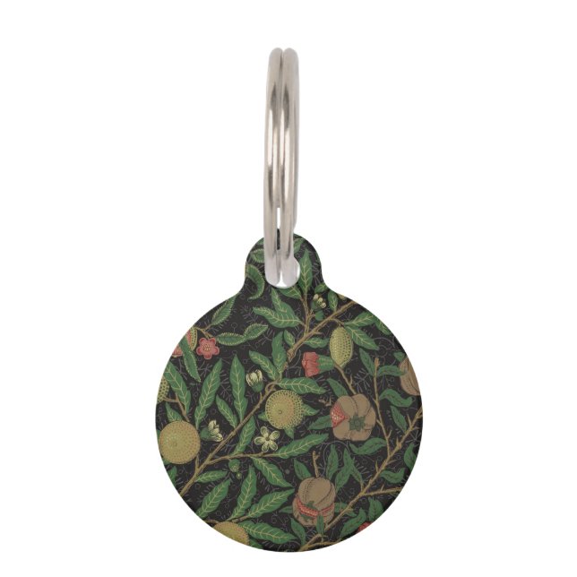 Médaillon Pour Animaux William Morris grenade classique fruits (Devant)