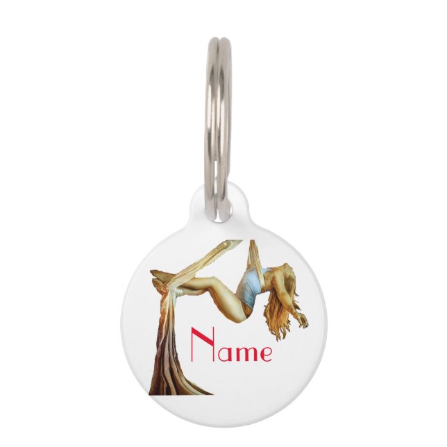 Médaillon Pour Animaux yoga aérien Thunder_Cove (Devant)