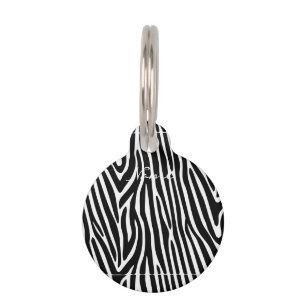 Médaillon Pour Animaux Zebra Stripes Motif Thunder_Cove