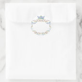 Médaillon royal avec Stickers Couronne (Sac)