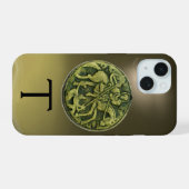 MÉDAILLON SAINT GEORGE & DRAGON Monogramme Agate (Verso Horizontal)