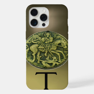 MÉDAILLON SAINT GEORGE & DRAGON MONOGRAMME Agate