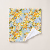 Médaillons et Roses (Gant de toilette)