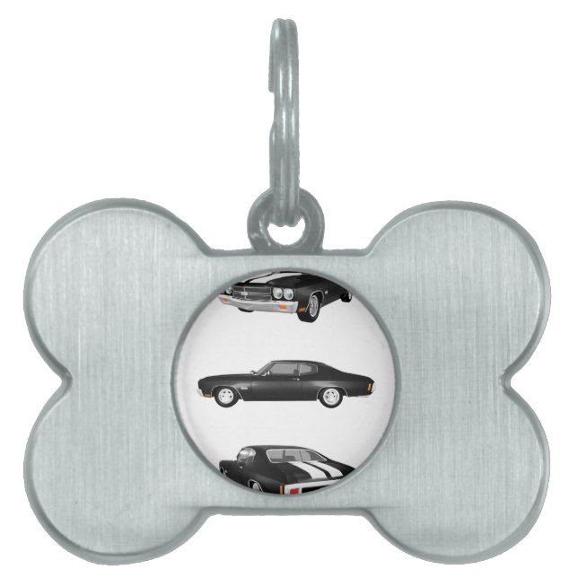 Médaillons Pour Animaux Domestiques 1970 Chevelle SS : (Devant)