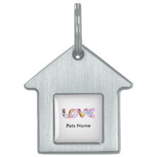 Médaillons Pour Animaux Domestiques AIVE Pink, mignonne