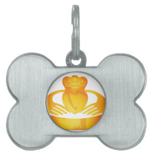 Médaillons Pour Animaux Domestiques anneau de claddaghe or