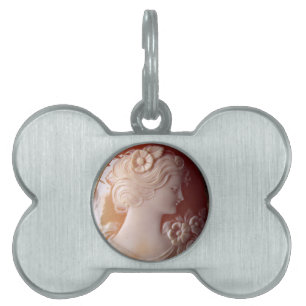 Médaillons Pour Animaux Domestiques Antique Cameo