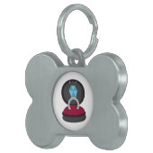 Médaillons Pour Animaux Domestiques Bague fiançailles (Devant droit)