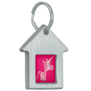 Médaillons Pour Animaux Domestiques Balise de dessin mignon gomme Unicorn animal de co