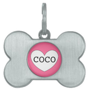 Médaillons Pour Animaux Domestiques ❤️ balise de familier COCO par dalDesignNZ