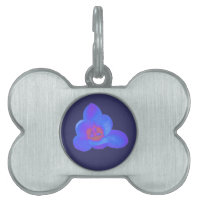 Balise Fleur de crocus avec animal de compagnie ch