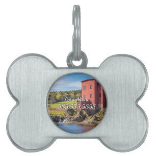Médaillons Pour Animaux Domestiques Balise ID animal de compagnie d'automne Dillard Mi