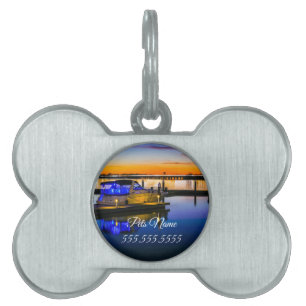 Médaillons Pour Animaux Domestiques Balise Lake Ray Hubbard Rockwall TX Sunset Pet