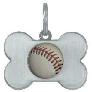 Médaillons Pour Animaux Domestiques Balle de jeu d'équipe sportive Terrain de baseball