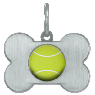 MÉDAILLONS POUR ANIMAUX DOMESTIQUES BALLE DE TENNIS