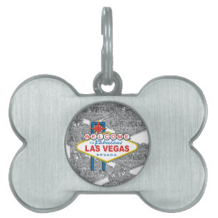 Médaillons Pour Animaux Domestiques Bienvenue à Fabulous Las Vegas