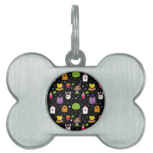 Médaillons Pour Animaux Domestiques Black Wonderland