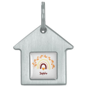 MÉDAILLONS POUR ANIMAUX DOMESTIQUES BOHO DE PLANCHE ÉLÉGANTE