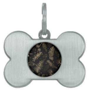 Médaillons Pour Animaux Domestiques Branches et pin 2