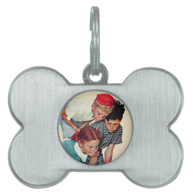 Médaillons Pour Animaux Domestiques Champion de marbre (Devant)