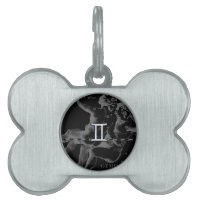 Chrome comme Gemini Zodiac Symbole sur Hevelius