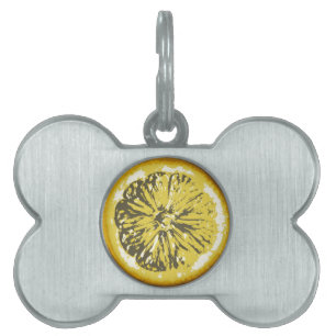Médaillons Pour Animaux Domestiques Citron