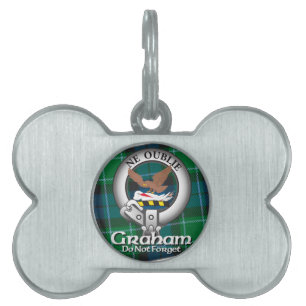 Médaillons Pour Animaux Domestiques Clan de Graham