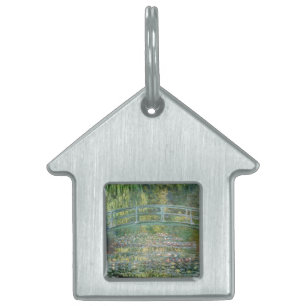 Médaillons Pour Animaux Domestiques Claude Monet Pont Japonais Nymphéa Art
