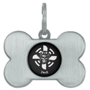 Médaillons Pour Animaux Domestiques Collier pour chien d'aviation simple minimaliste