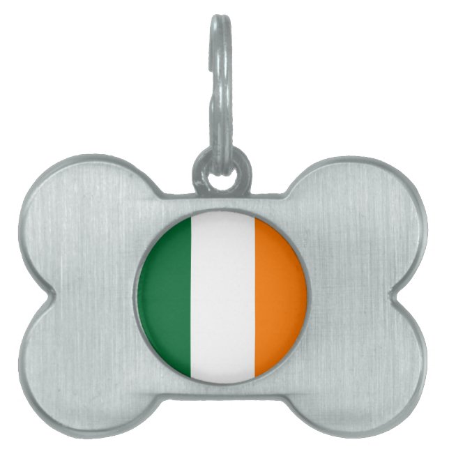 Médaillons Pour Animaux Domestiques Couleurs irlandaises (Devant)