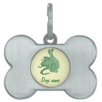 créature imaginaire mythique dragon vert mignon