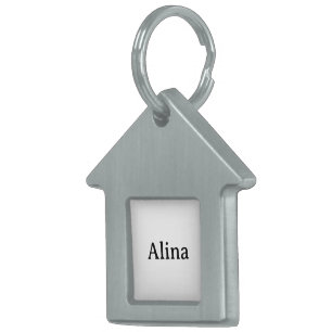 Médaillons Pour Animaux Domestiques Créez Votre Propre Marque Simple Maison 1,125"x1,1