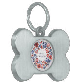 Médaillons Pour Animaux Domestiques Cycle des fleurs (Devant gauche)