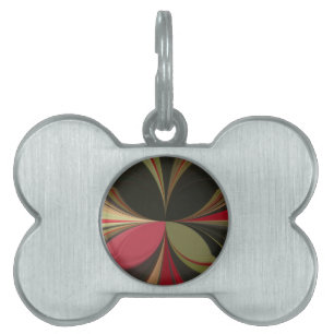 Médaillons Pour Animaux Domestiques Edgy Earth Kaleidoscope Art