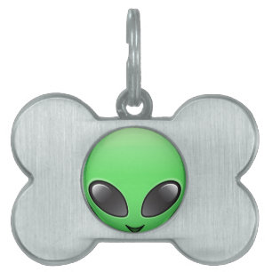 Médaillons Pour Animaux Domestiques émoticône alien