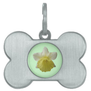 Médaillons Pour Animaux Domestiques Étiquette Daffodil pour animal de compagnie