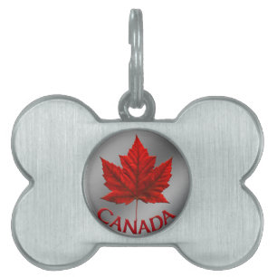Médaillons Pour Animaux Domestiques Étiquette de chien personnalisée Canada Souvenirs 