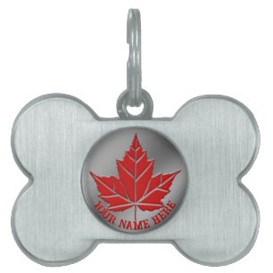 Médaillons Pour Animaux Domestiques Étiquette de chien personnalisée Canada Souvenirs