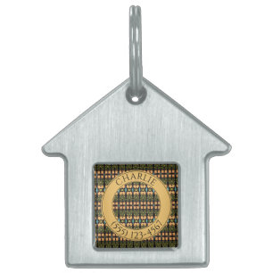 Médaillons Pour Animaux Domestiques Étiquette pour animal de compagnie PET LOVE House 
