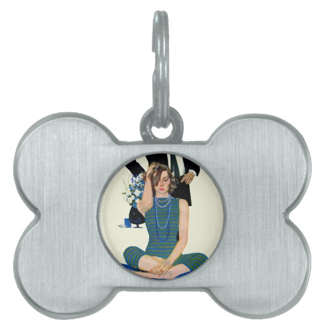 Médaillons Pour Animaux Domestiques Fin d'un mariage (Devant)