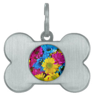 Médaillons Pour Animaux Domestiques Fleurs de marguerite Fleurs d'amour Destiny Douche