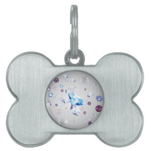 Médaillons Pour Animaux Domestiques Galaxie de diamant 3