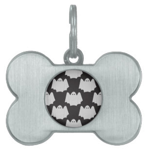 Médaillons Pour Animaux Domestiques Halloween, Fantôme Effrayant, Trick Or Treat, Hou