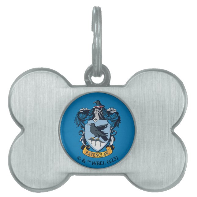 Médaillons Pour Animaux Domestiques Harry Potter | Cimier gothique Ravenclaw (Devant)