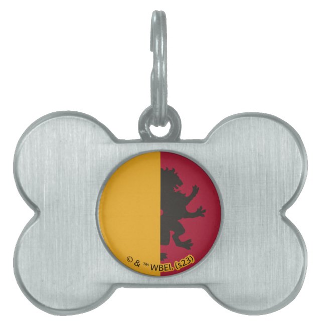 Médaillons Pour Animaux Domestiques Harry Potter | Gryffindor House Pride Graphic (Devant)