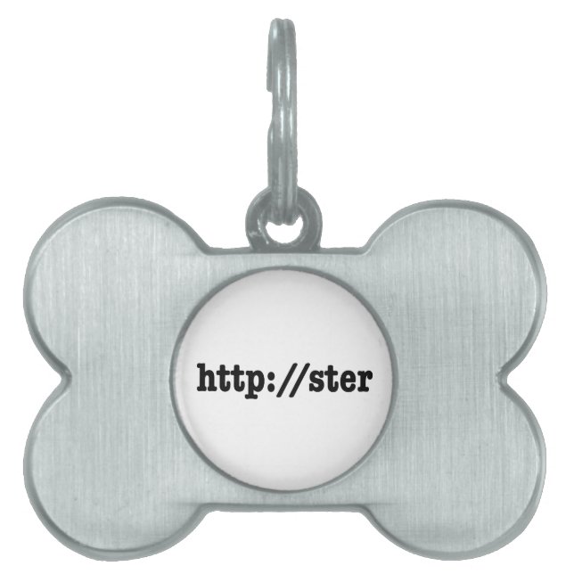 Médaillons Pour Animaux Domestiques http://ster / code html (Devant)