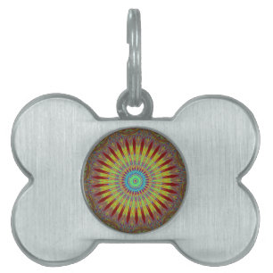 Médaillons Pour Animaux Domestiques Iran tapis Africain ethnie tribale motif.jpg