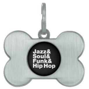 Médaillons Pour Animaux Domestiques Jazz & Soul & Funk & Hip hop