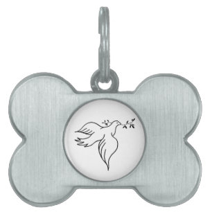 Médaillons Pour Animaux Domestiques Jean 14:27 Verset biblique Religion Christianity D